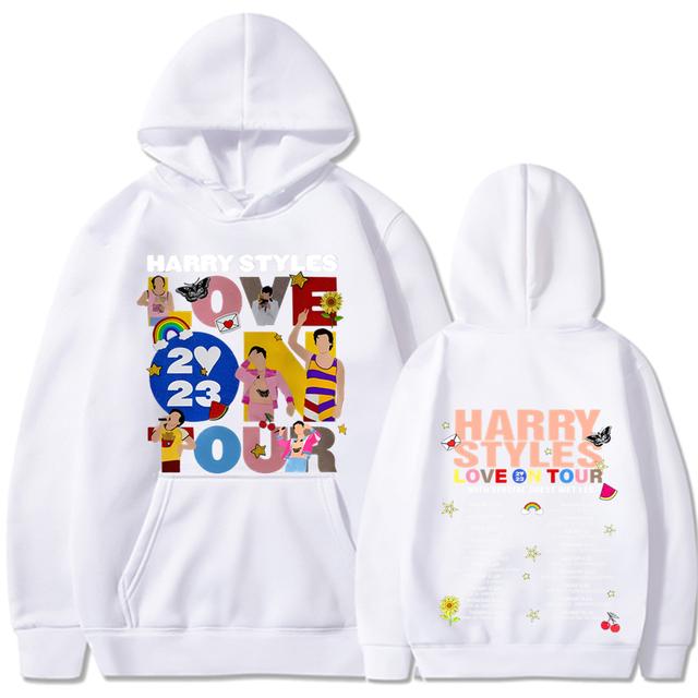 Новая толстовка с капюшоном для концерта «Love on Tour» в стиле Харадзюку, большие толстовки в стиле хип-хоп, одежда унисекс, одежда Y2k, толстовки с капюшоном и длинными рукавами, уличная одежда
