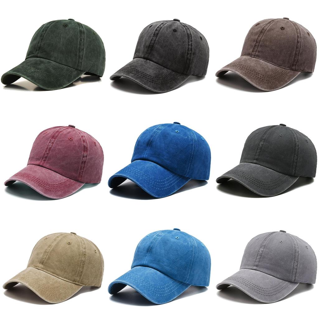 Korean Style Packable Cotton Baseball Cap With Breathable Design For Men And Women