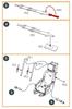 Прозрачные детали катапультного кресла ранней модели North American Sabre, пластиковая модель CPUA48047 Prop! 1/48 Ф-86А (для Prop) (Самолет)