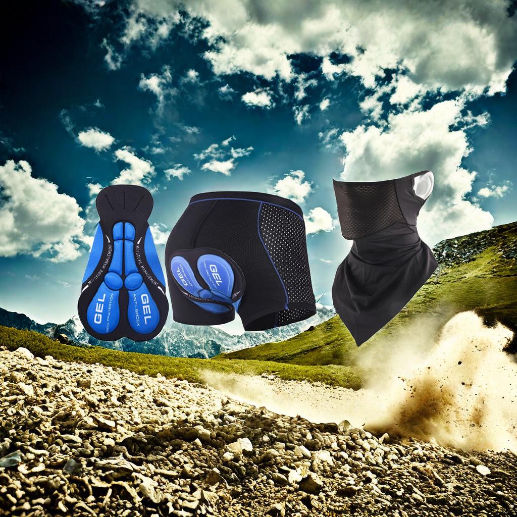 Cycling Underwear for Men & Women: Silicone-Padded, Quick-Dry Mountain & Road Bike Shorts - All-Season Wear