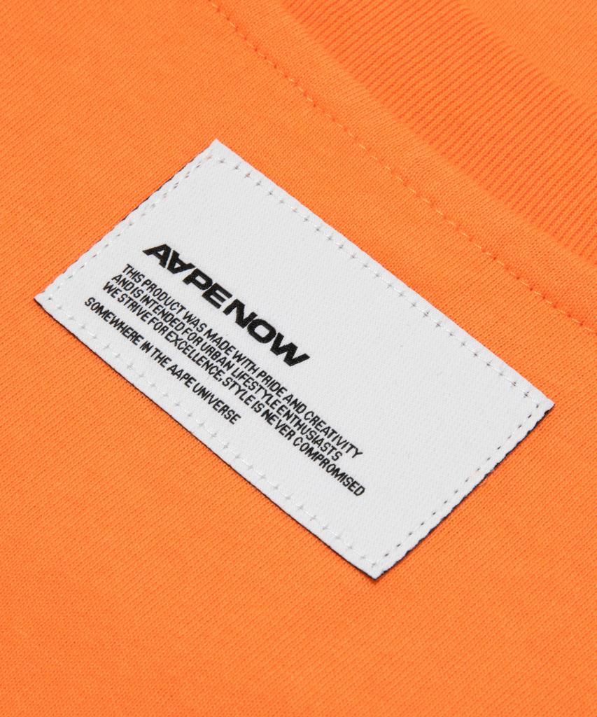 Eipeu Aapenow Aape Сердце Футболка с длинным рукавом Оранжевый / Aapltm1815Xxqorx
