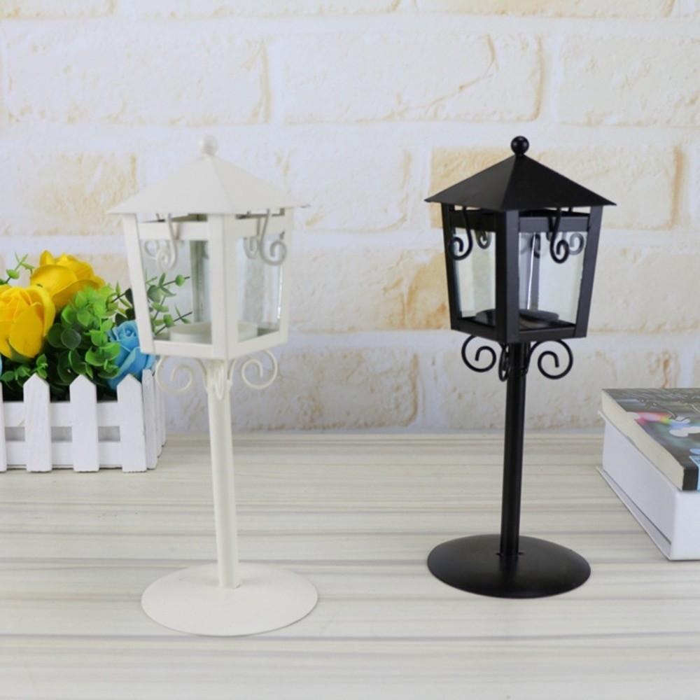 Candleholders Vintage Candle Holder Simple Classical Romantic Candlestick Decoration European Style Candle Lantern Living Room
