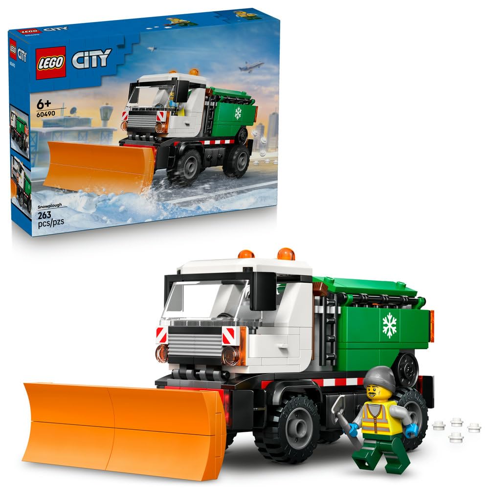 LEGO City Снегоуборочная машина 60490 Игрушка для мальчиков и девочек