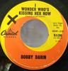7inch Record BOBBY DARIN - I Wonder Who's Kissing Her Now 5126 Capitol Records 1964 US Rock Used