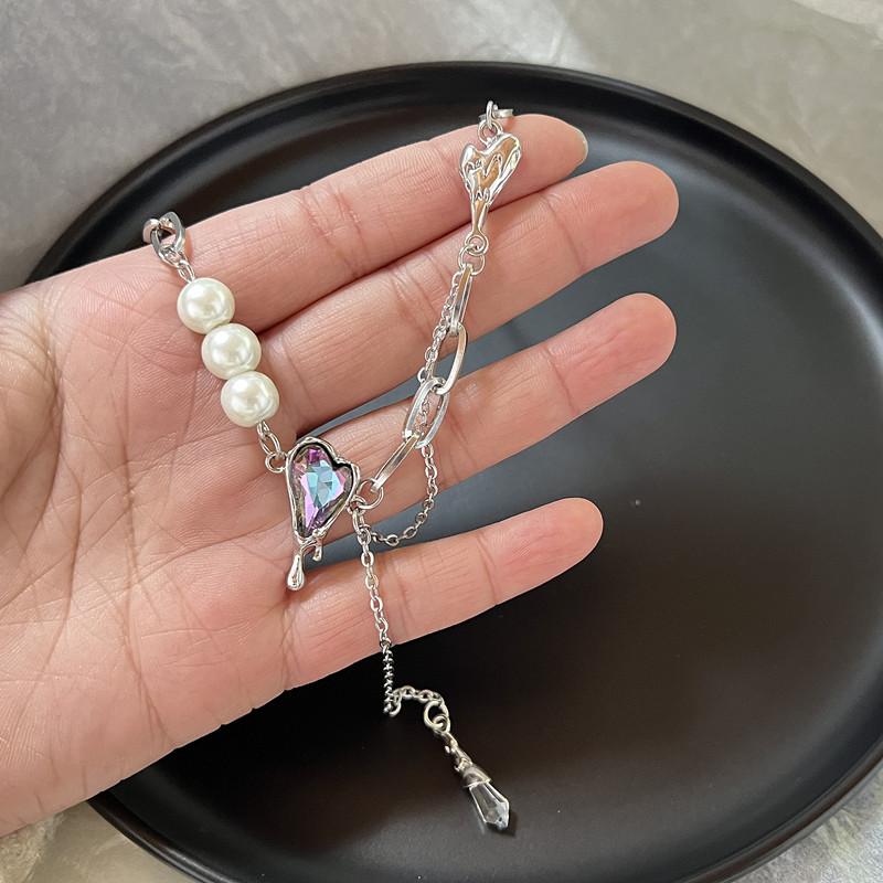 Винтажное ожерелье-чокер с жемчугом, любовью, бабочкой, пауком, ожерелье для мужчин и женщин, готическое ожерелье в стиле хип-хоп с крестом и луной, длинные ювелирные изделия на Хэллоуин