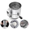 Stainless Steel Sifter for Baking Hand Crank Flour Sifter
