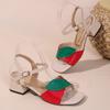 Модные Роскошные Дизайнерские Женские Сандалии 2025 Новые Плетеные с Удобными Женскими Сандалиями Повседневная Подошва Летние Плоские Женские Шлепанцы
