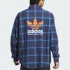 Adidas Originals City Skate FW24 Mountain Outdoor Comfortable Pure Cotton Sports Long Sleeve Shirt Men Shirts Shadow-Blue Bird-Feather-Blue JC6836-1