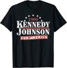 Винтажная футболка унисекс в честь президентской кампании Кеннеди Джонсона 1960 года
