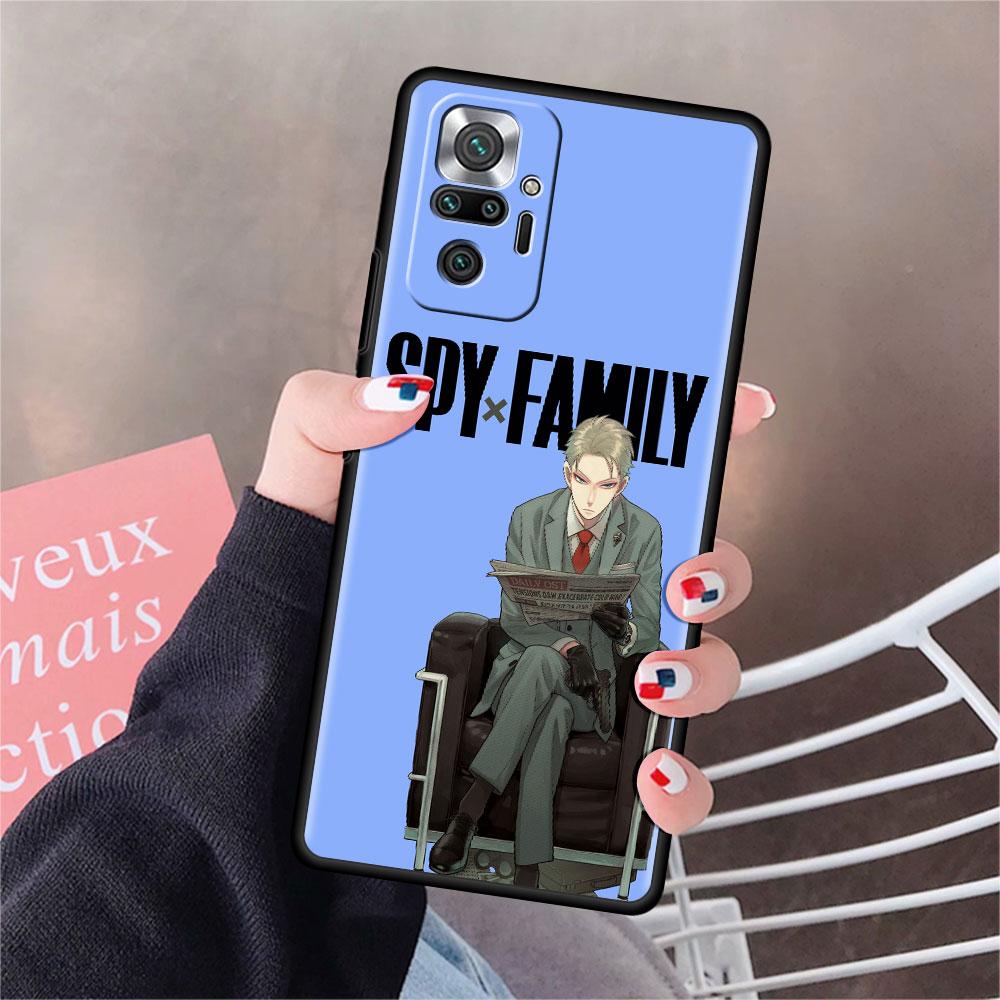 Чехол для Xiaomi Redmi Note 10 9 11 Pro Мягкий чехол для телефона 10S 9S K40 8 9A 9C 9T 7 10C 8T Силиконовый чехол SPY×FAMILY Аниме Оболочка Sac