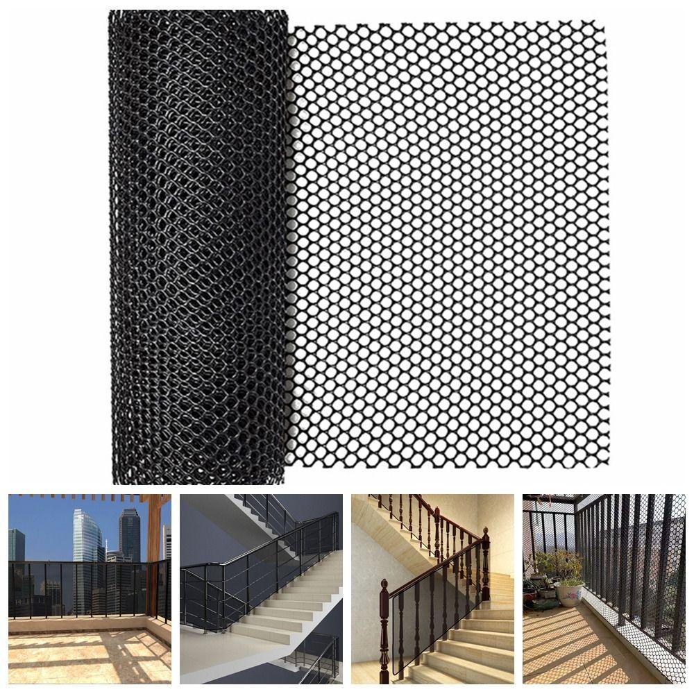 Small Hole Balcony Protection Net Wear-resistant Children Anti Fall Net Staircase