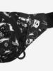 Bananka Belt Bag for Men Custom Wear Triada Trash Black