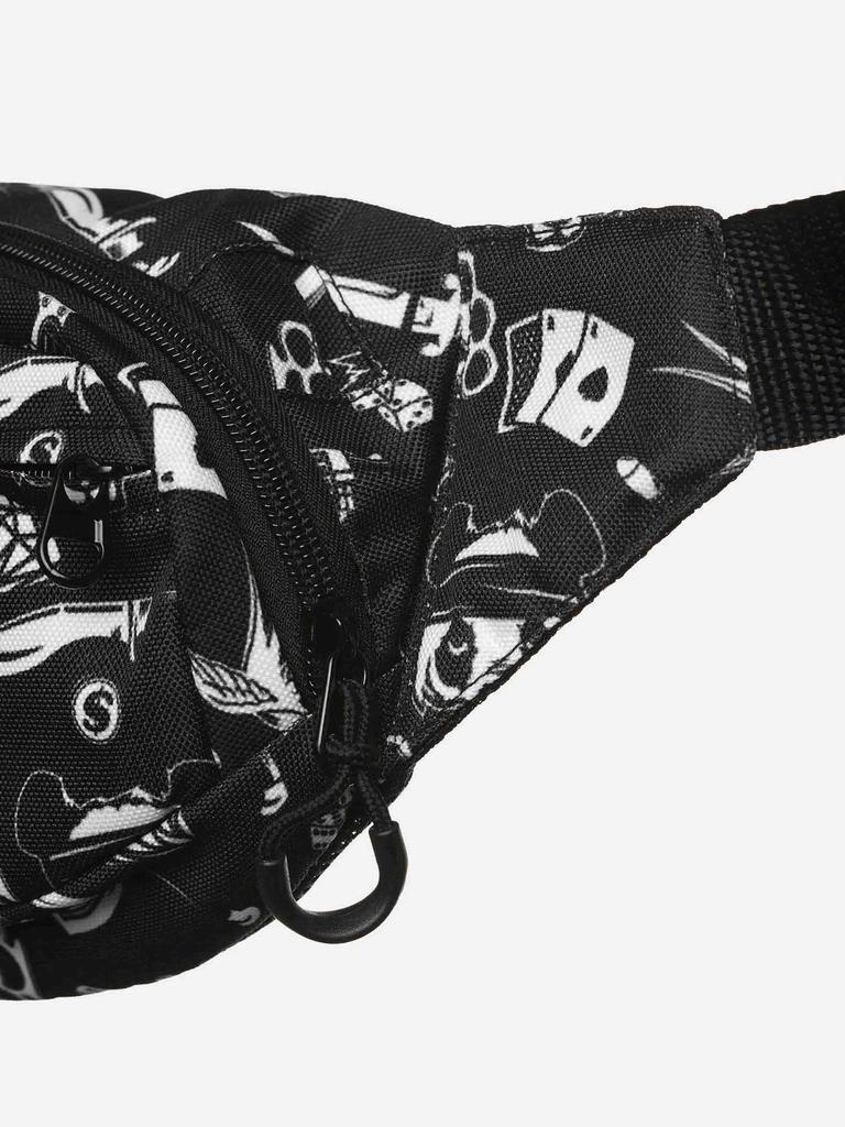 Bananka Belt Bag for Men Custom Wear Triada Trash Black