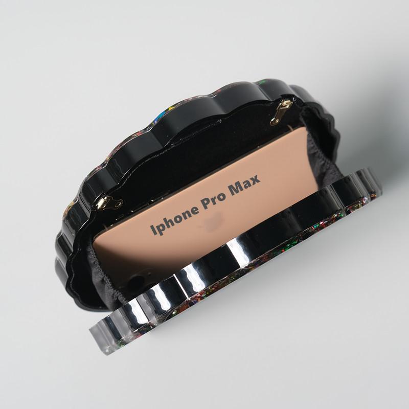 Новые модные сумки, модная женская сумка, красная акриловая сумка с блестками, роскошная свадебная вечерняя сумка, женский роскошный кошелек-клатч в форме ракушки