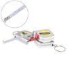 3-Foot/1-Meter Tape Measure Keychain Soft Steel Measure Keychain Measuring Ruler Tape  Daily