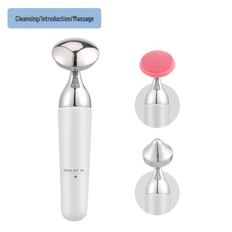 Electric Facial Cleanser: Lifting & Firming Beauty Tool, Vibration Massager, Ion Introduction Device.