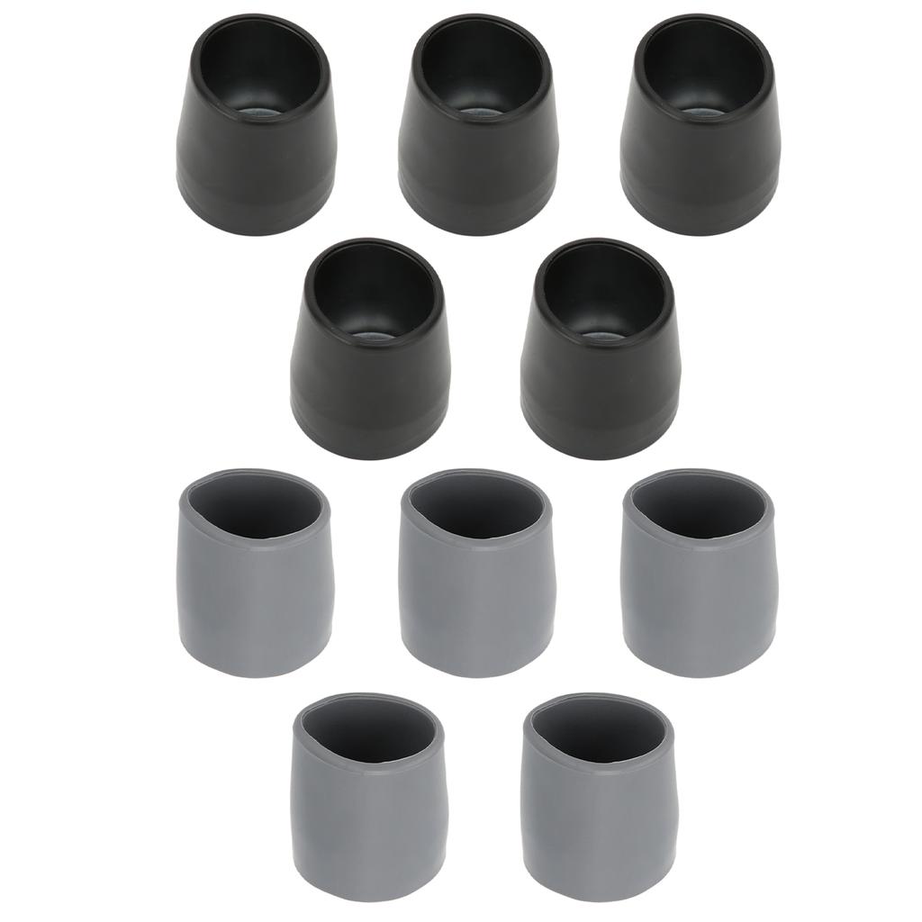 5 Pcs Crutch Tips Thick Rubber Single Angle Cane Foot Cane Walking Stick Crutch Foot Pad