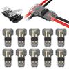 10x Low Voltage Wire Connectors, T Tap Quick Solderless for Vehicle Audio Video