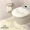 Senko NYNAS Shanti 2 Toilet Lid with Adhesive Platinum with Elegant 36385 Cover, Multi-Type Sheet, Rhinestones, Design,