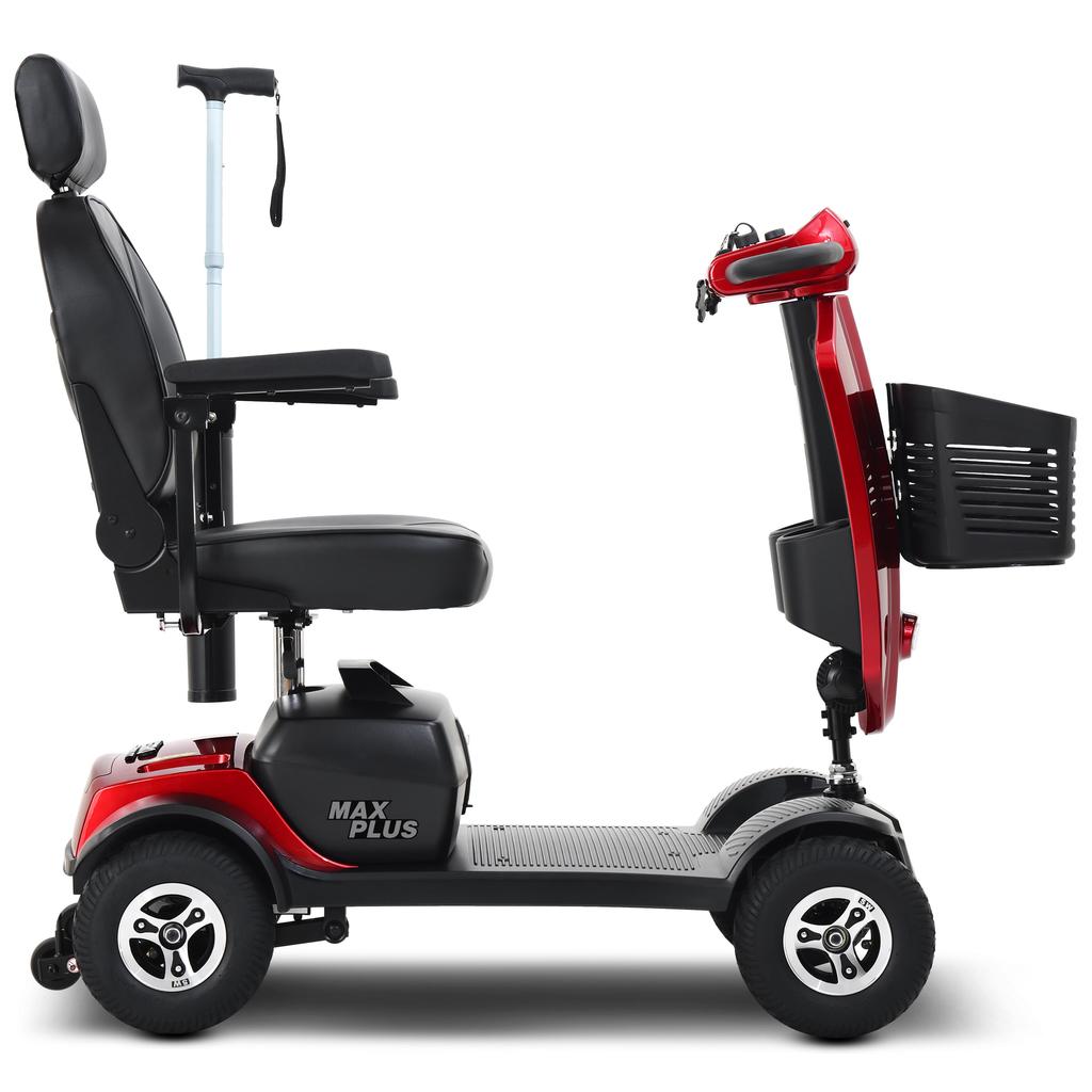 Sweetrich MAX PLUS Blue/Red Steel Frame, 300W Motor, 20Ah Battery, Max Speed 6 km/h, Four-Wheel Urban Commuter Scooter