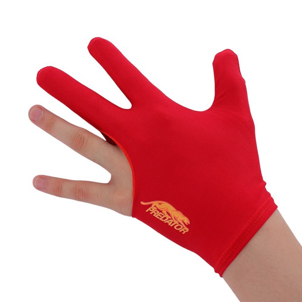 Leopard Fitness Gloves Snooker Billiard Gloves Letter Three Finger Billiard Gloves Left Hand Gloves