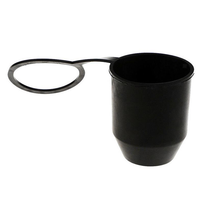 1X Pvc Black Tow Bar Ball Towball Cover Cap Towing Hitch Trailer Protection Cap