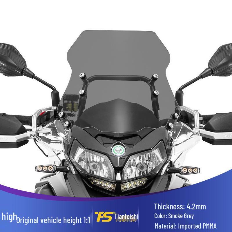 Аксессуар: Повышенное ветровое стекло для Benelli Jinpeng TRK502/502X