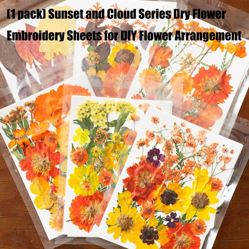Натуральные сушеные цветы для эпоксидных форм Набор сухих цветов и листьев для искусства, ремесла, изготовления свечей, ювелирных изделий, скрапбукинга