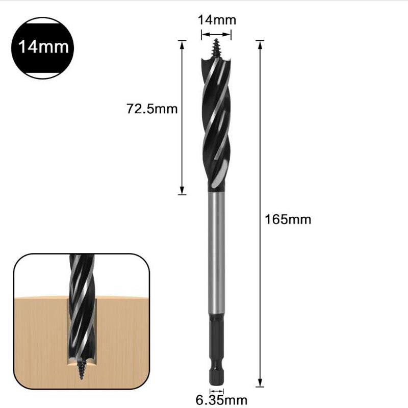 Twist Drill Bit Wood Fast Cut Auger Carpenter Joiner Tool Drill Bit For Wood Cut Suit for Woodworking