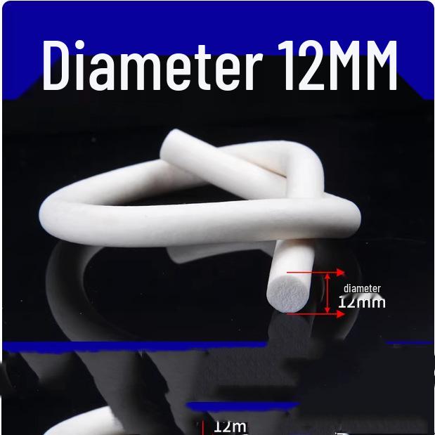 Круглый шнур из силиконовой пены - Термостойкая уплотнительная лента (2/3/4/5/6/7/8/9/10 мм)