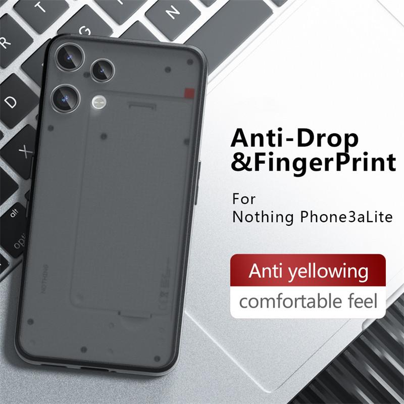 Полупрозрачный матовый чехол для телефона Nothing Phone 3a Lite Матовая задняя крышка Чехол для Nothing Phone 3a Pro Чехол для Nothing Phone 3a Lite