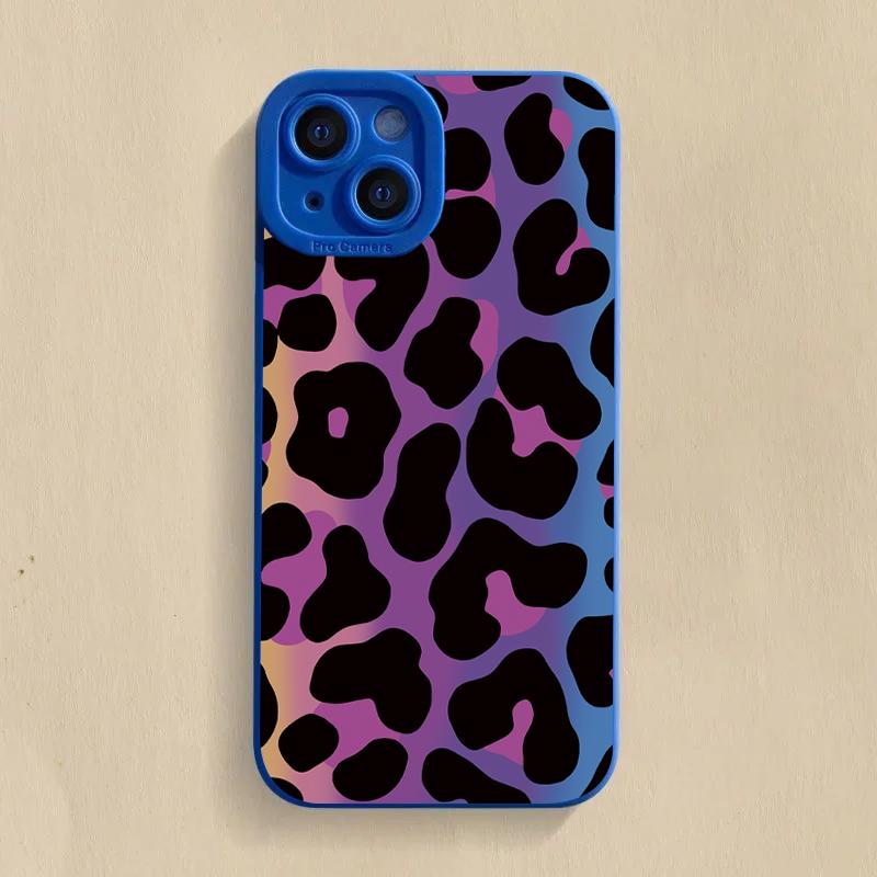 Case For Mi 15 14T 13T 12T Pro 14 13 12 11 Lite NE Poco F6 F5 X5 M6 X7 Pro Colorful Leopard Pattern Silicone Phone Cover