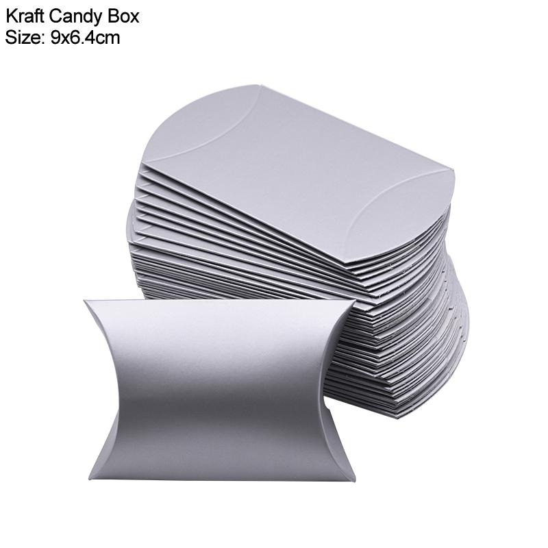 10/20/30 шт., подушка, коробка для конфет, крафт-бумага, упаковочные коробки для рождественских подарков, сумки для конфет, свадебные сувениры, украшения для дня рождения