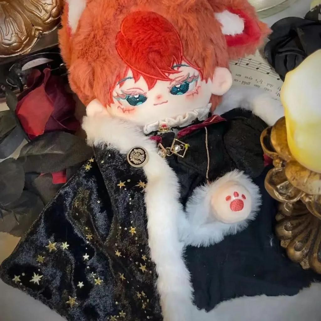 Блестящий Ретро 20 см Хлопковый Наряд для Куклы Костюм Сделай Сам Нарядный Плащ Мобильные Наборы Корона Набор Красного Пламени с Драгоценными Камнями Игрушки для Детей Подарки