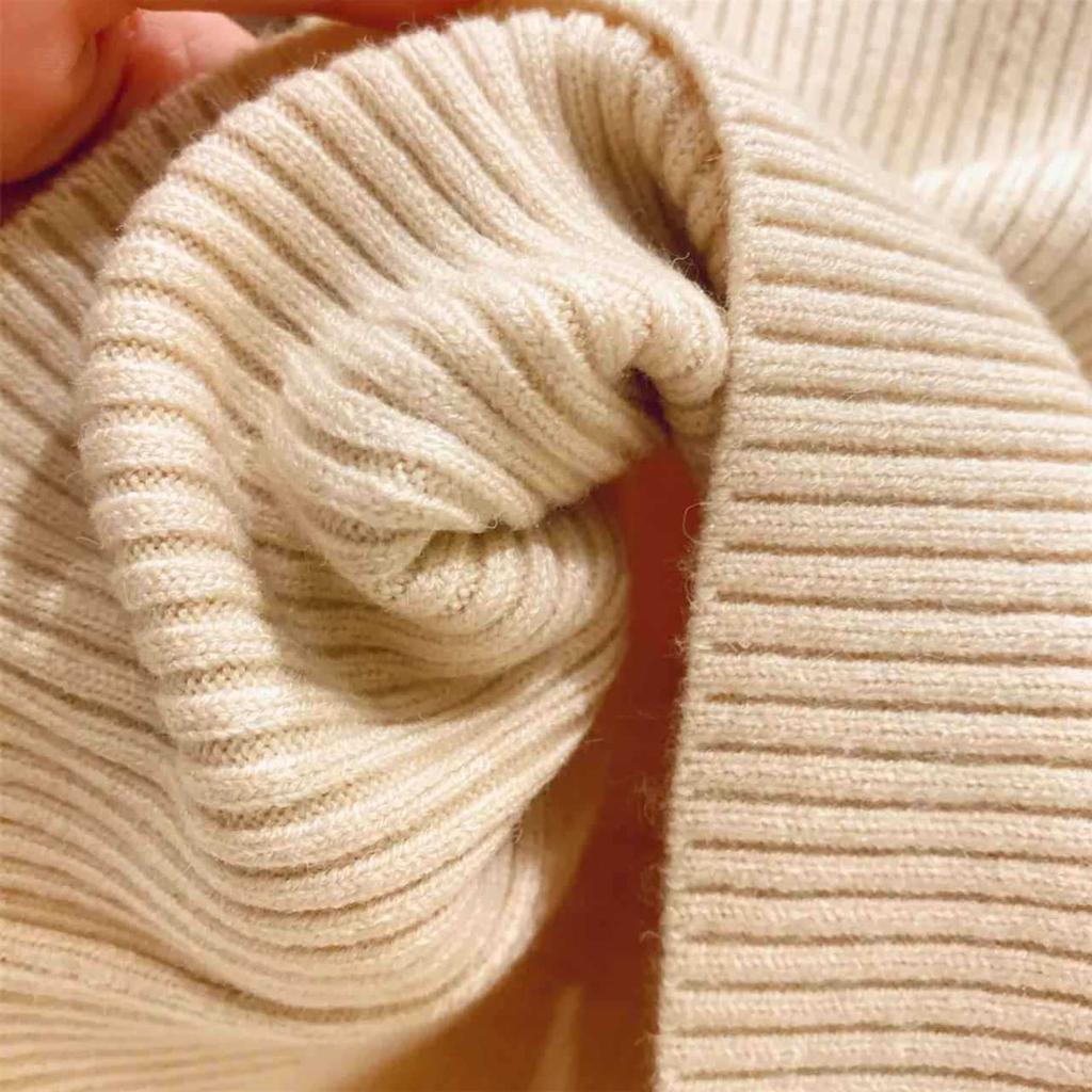 Kids Rib Sweater Girl T-Shirt Long Sleeve Children Turtleneck Knitted Sweater Bottoming Shirt Tops Clothes for Baby