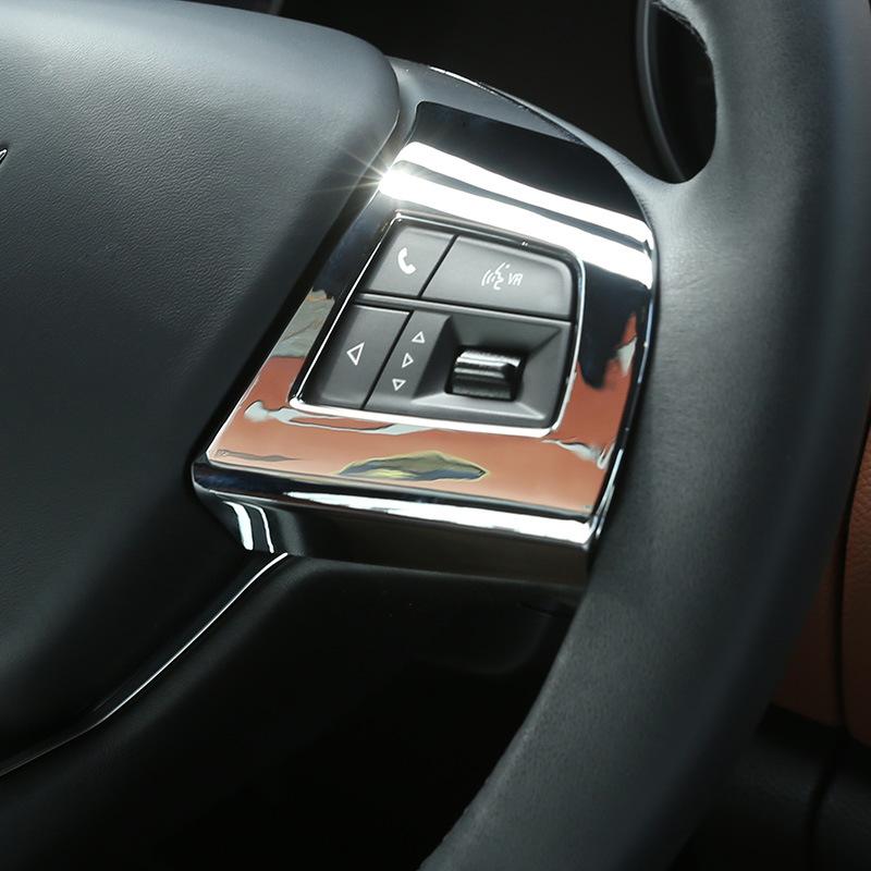 Углеродное волокно Стиль автомобиля Руль Кнопка украшения Рамки Крышка Накладка подходит для Maserati Ghibli для Quattroporte