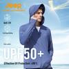 Мужская куртка-худи с защитой от УФ-лучей UPF50+, быстросохнущая, из ледяного шелка