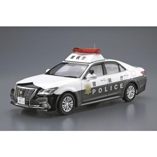 Aoshima Bunka Kyozai (AOSHIMA) 1/24 The Model Car Series No. 129 Toyota GRS210 Crown Patrol Car (Patrol Use) '16 Plastic Model