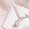 New water drop bracelet women's party rhinestone geometric bracelet personality fashion accessories Bracelet silver