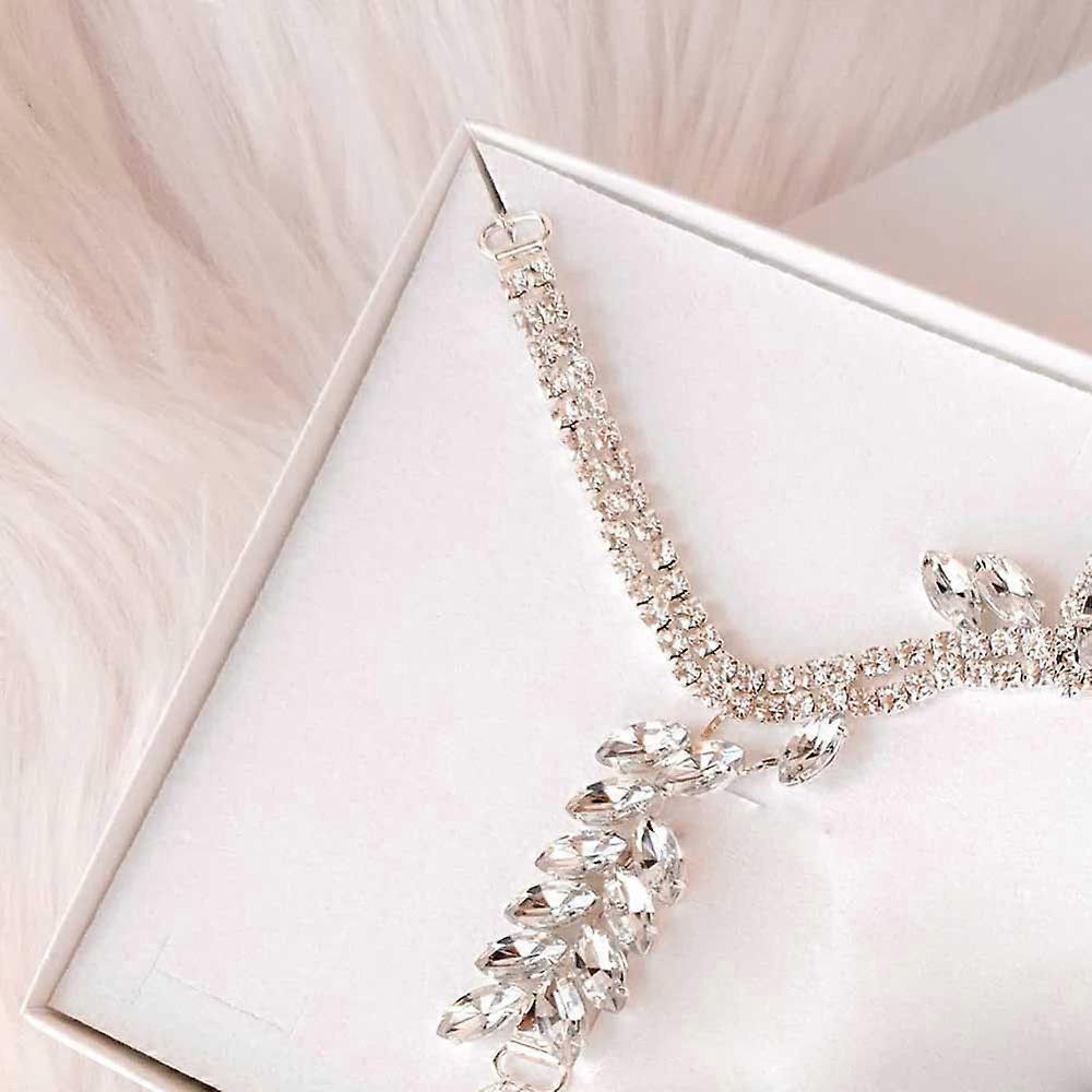 New water drop bracelet women's party rhinestone geometric bracelet personality fashion accessories Bracelet silver