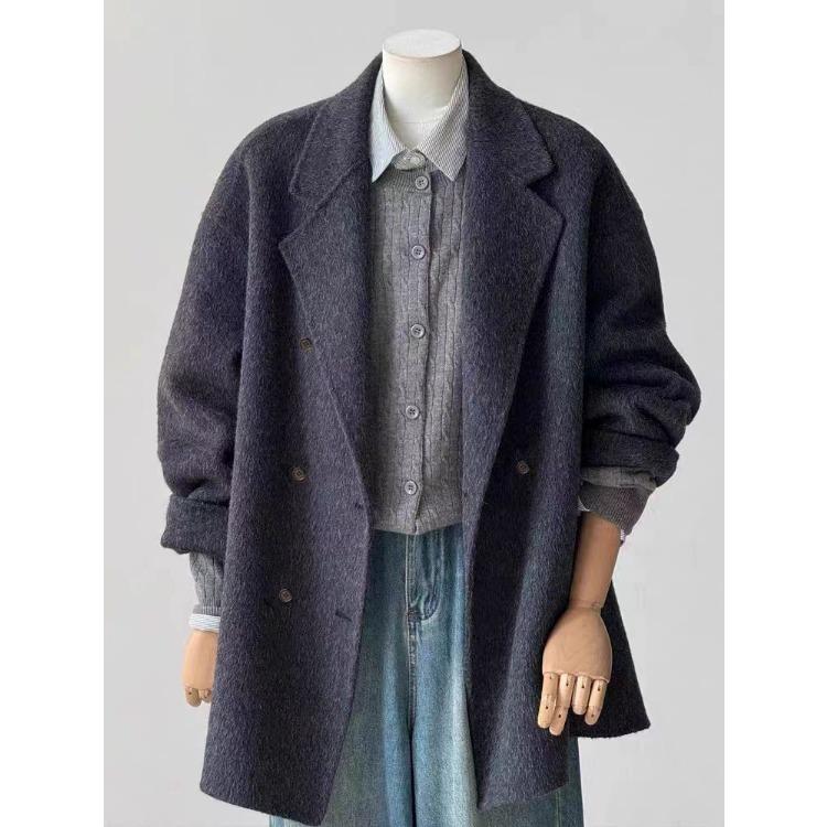 Модные теплые роскошные шерстяные пальто и пиджаки