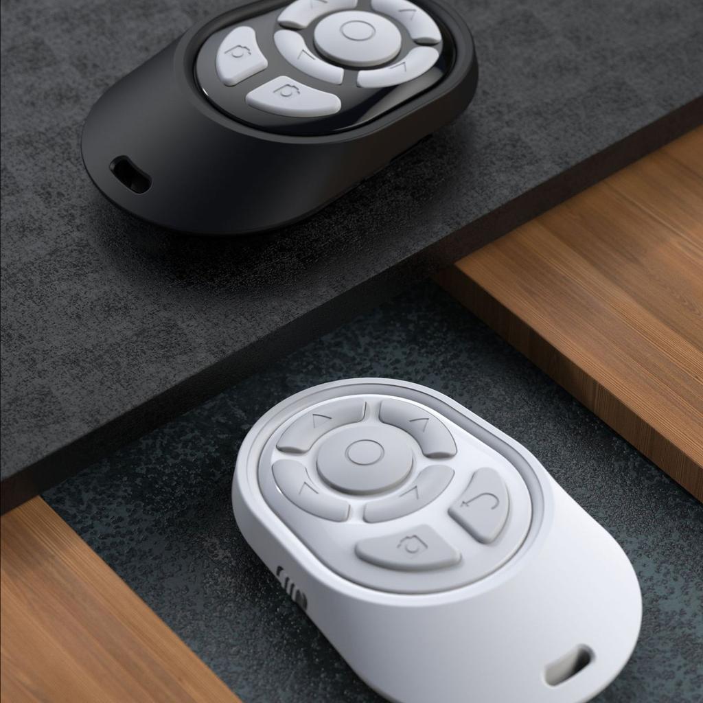 Перезаряжаемая беспроводная камера с функцией перелистывания страниц, кнопка спуска затвора для фотосъемки, встроенный аккумулятор емкостью 200 мАч для презентаций