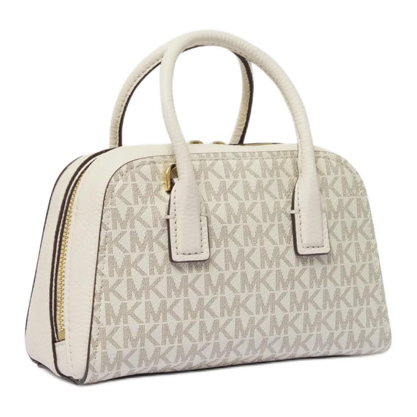 Michael Kors Аштон Классическая Сумка-тоут через плечо с монограммой из искусственной кожи Женские сумки Белая 32S5G9QC0V-132