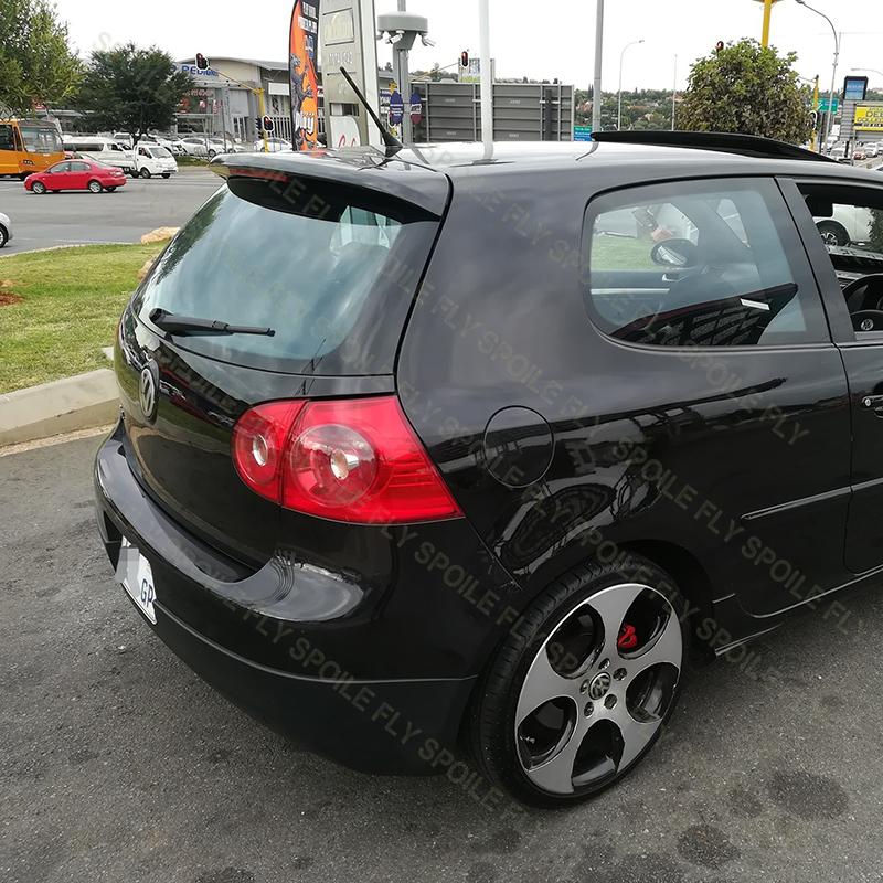 Для VW Golf 5 MK5 Стандартная версия TSI TDI FSI 2006-2009 Высококачественный ABS Улучшенный Автомобильный Задний Спойлер на Крышу в Стиле GTI Глянцевый Черный