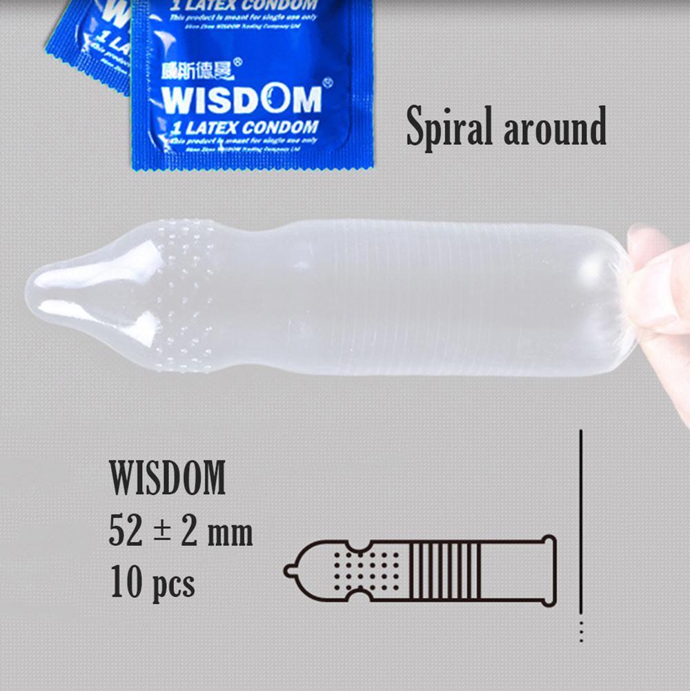 10pcs Delicate Latex Condoms Delay Penis Rings Contraception Tools Condom Sex Products