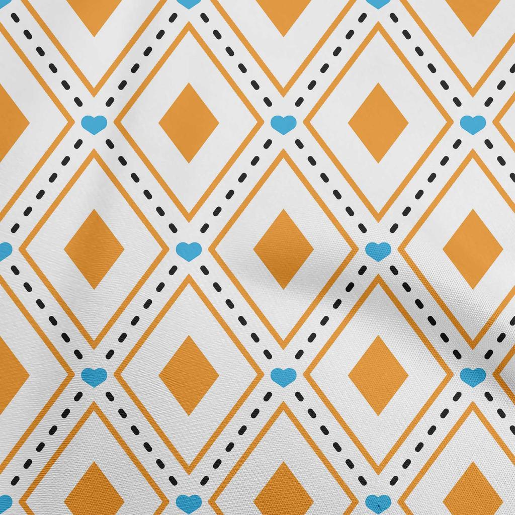 oneOone Cotton Flex Green Fabric Check  Dress Material Fabric Print Fabric By The Yard 40 Inch