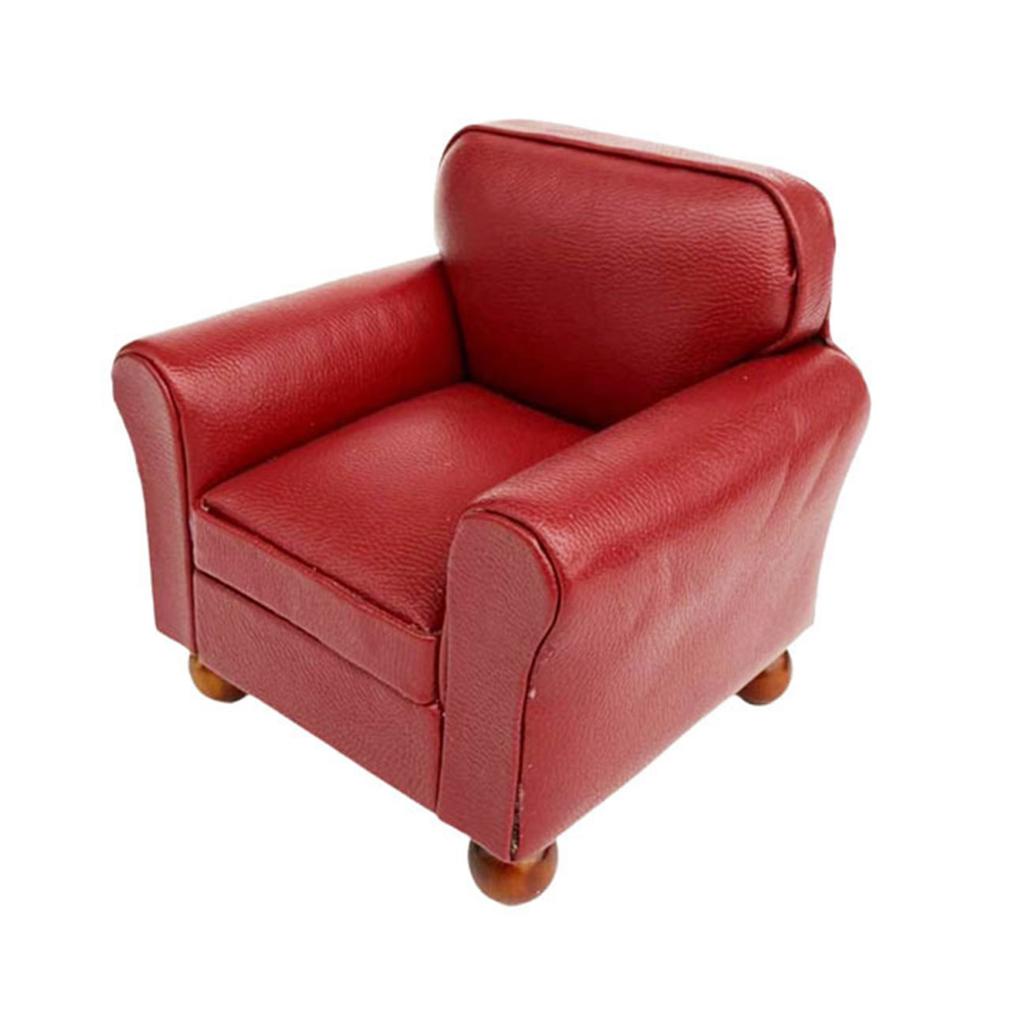 Миниатюрная модель дивана, фигурка для кукольного домика масштаба 1/12, мебель, отлично подходит для украшения сцены спальни и гостиной