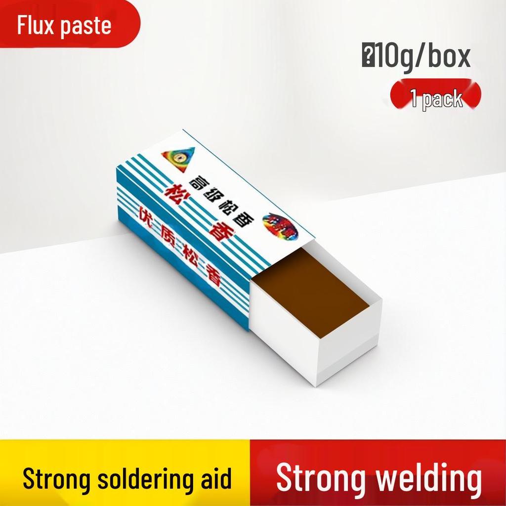 Желтая безотмывочная паяльная паста и проволока: Бескислотный, безгалогенный, сильный флюс для нержавеющей стали