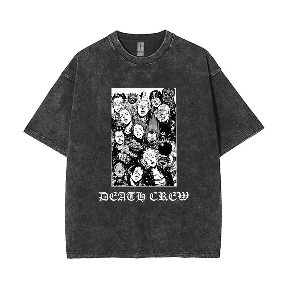 Anime Dorohedoro Kaiman Graphic Print TShirt Men Women Cotton Gothic Streetwear Hip Hop Fashion Summer Casual Oversized New Tee