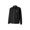 Solid Color Logo Zip-Up Jacket Men Outerwear Black 582702-01